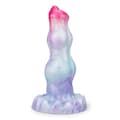Miniatyrbild 3 av 4: Solarix silikon drake sugkopp dildo Flerfärgad