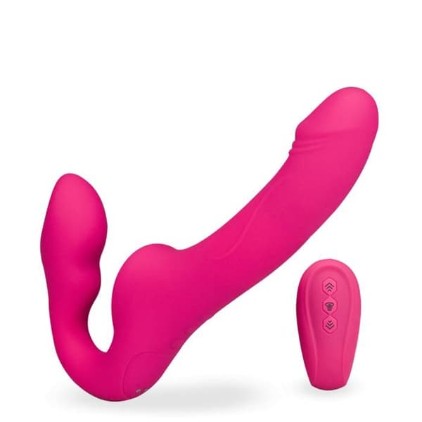 Vibrerande strap-on med Together klitorisstimulator
