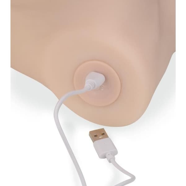 Sexdocka byst onani vagina automatisk fram och tillbaka gel bröst Rivka 10,6 kg