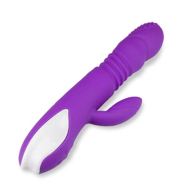 Hermann roterande och värmande kaninvibrator fram och tillbaka