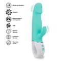 Miniatyrbild 3 av 4: Vårintensiv kaninvibrator - Märke - Modell - Dubbelstimulering - 18 vibrationslägen