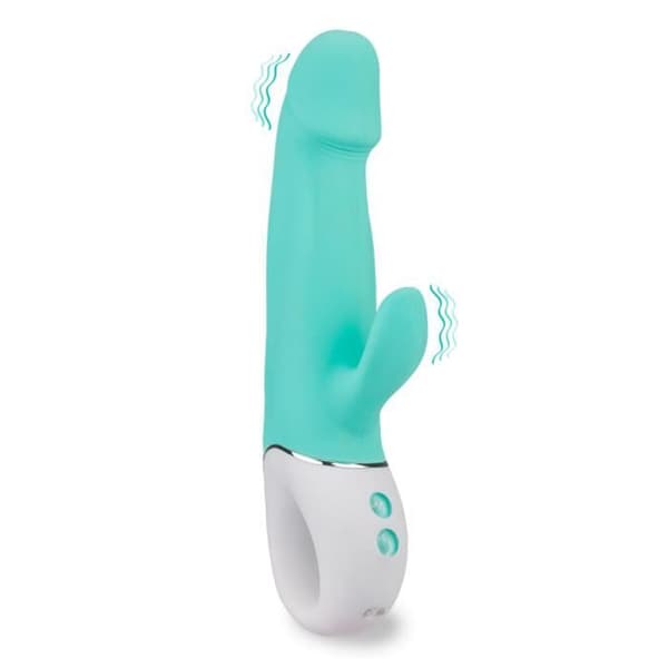Vårintensiv kaninvibrator - Märke - Modell - Dubbelstimulering - 18 vibrationslägen
