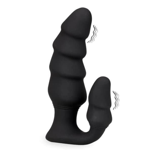 Drakvibrerande prostata- och testikelstimulator