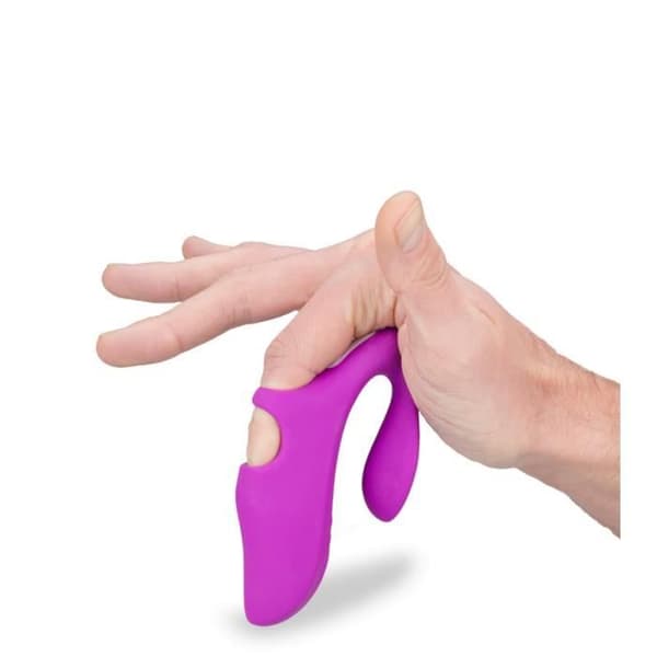 Ginger Dual Stimulation Fjärrstyrt Vibrerande Finger