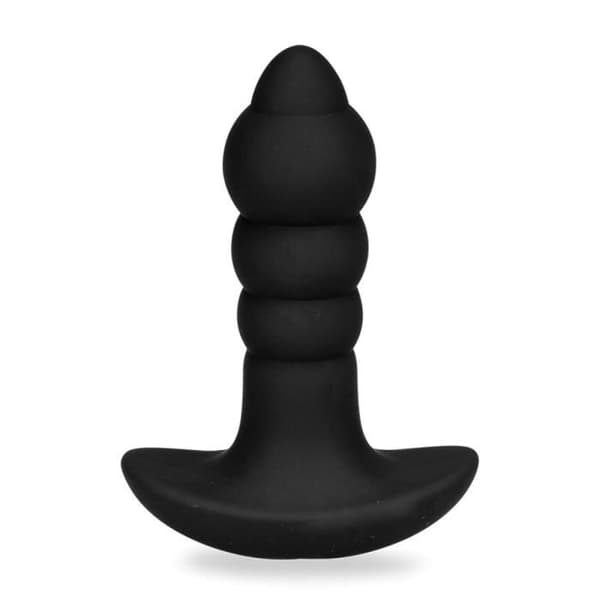 Bubbelvibrerande analplugg - MÄRKE - Modell - Medicinsk silikon + ABS - Rosa - Vuxen - Anus - Anal