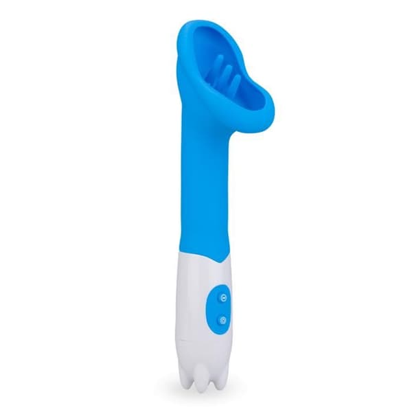 Vulva stimulator vibrator - Märke - Modell - Blå - Medicinsk silikon - Vuxen - Klitoris - Vibrerande