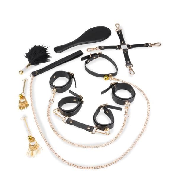 Elegant BDSM box 8 st Svart