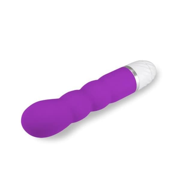 Böjd vibrator G-punktsstimulering Lila