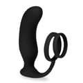 Miniatyrbild 3 av 4: Vibrerande prostatastimulator cockringar Lanco Black
