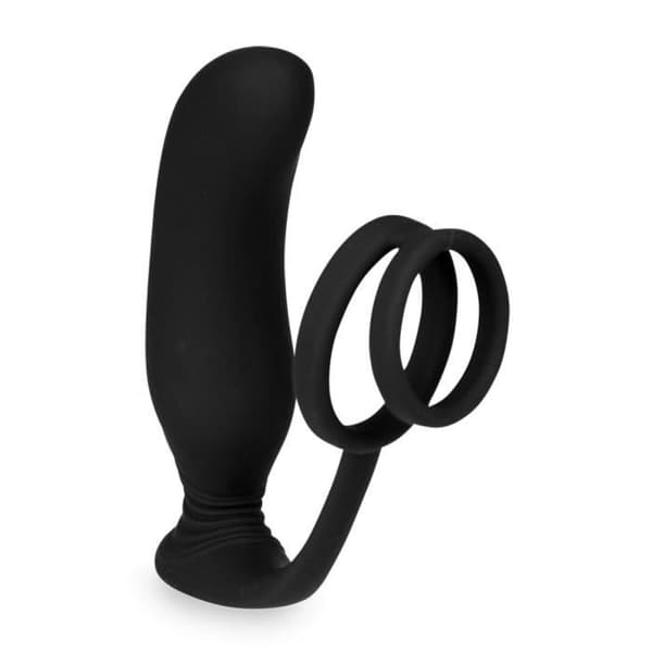 Vibrerande prostatastimulator cockringar Lanco Black