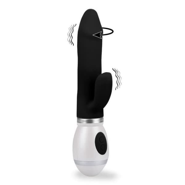 Viva Black Rotating Rabbit Vibrator