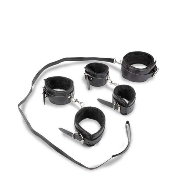 BDSM leksaker och tillbehör kit 11 stycken Svart