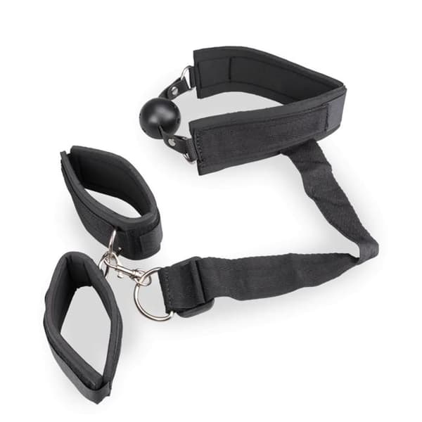 Gag ball gag med handledsfäste
