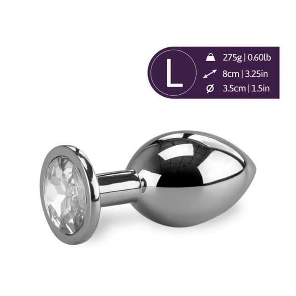 Rosebud Anal Jewel 275gr Medium-Diamond - Diamond Collection