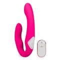 Miniatyrbild 1 av 4: Equality Pink fjärrstyrd strap-on dildo utan sele