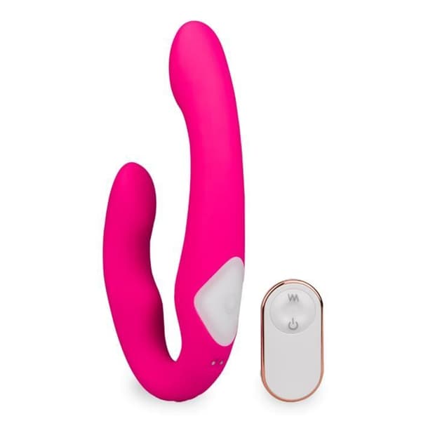 Equality Pink fjärrstyrd strap-on dildo utan sele