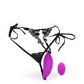 Miniatyrbild 1 av 2: Penelope vibrerande och masserande trosor - LOVE AND VIBES Purple Collection