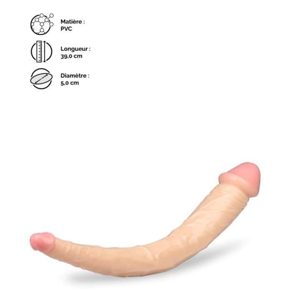 Dubbel dildo Big Brother Beige