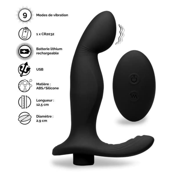 Adrian Vibrerande Prostata Stimulator Svart
