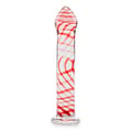 Miniatyrbild 4 av 4: Röd Perfection Glas Dildo