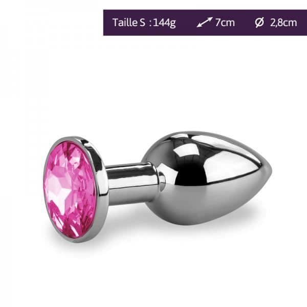 Rosebud Anal Jewel 140gr Liten-rosa kvarts