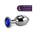 Miniatyrbild 1 av 2: Rosebud Anal Jewel 275gr Medium-Sapphire - Diamond Collection
