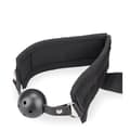 Miniatyrbild 3 av 4: Gag ball gag med handledsfäste - LOVE AND VIBES Collection Black