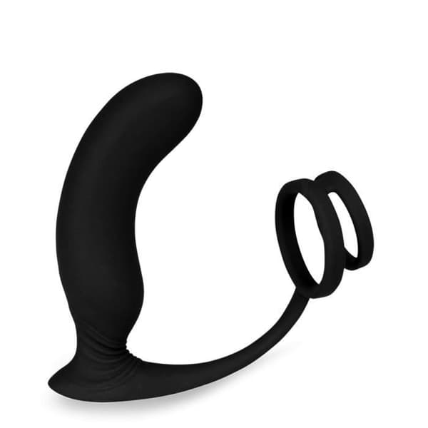 Vibrerande prostatastimulator cockringar Lanco Black