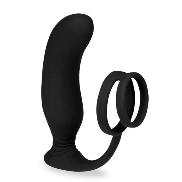 Vibrerande prostatastimulator cockringar Lanco Black