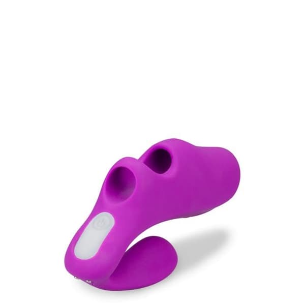 Ginger Dual Stimulation Fjärrstyrt Vibrerande Finger