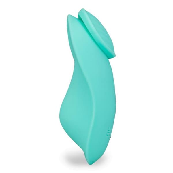 Shadow fjärrstyrd vibrerande trosstimulator - LOVE AND VIBES Turquoise Collection
