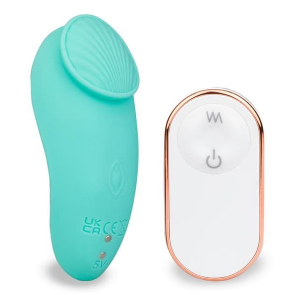 Shadow fjärrstyrd vibrerande trosstimulator - LOVE AND VIBES Turquoise Collection