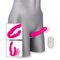 Miniatyrbild 2 av 4: Equality fjärrstyrd strap-on utan sele - LOVE AND VIBES Collection Pink