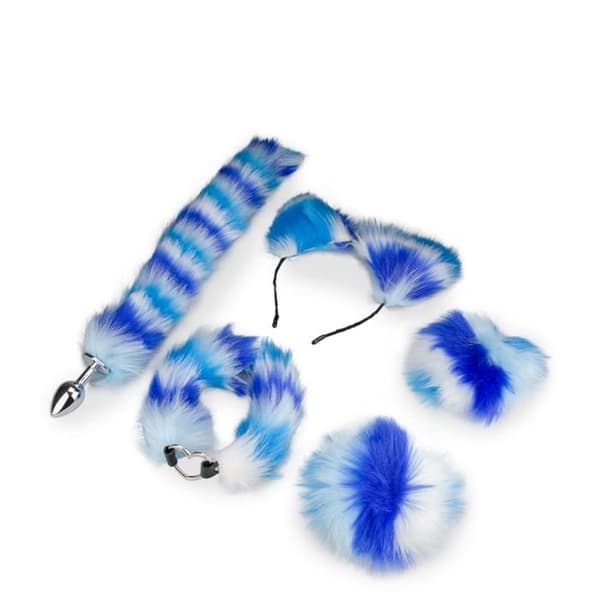 Furry kattdräktset - LOVE AND VIBES Blue Collection