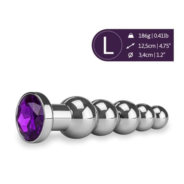 Analsmycken Rosebud Rosenkrans - 7 färger - Diamond Amethyst Collection