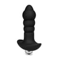 Miniatyrbild 3 av 4: Bubbelvibrerande analplugg - Plug and Play Collection Black