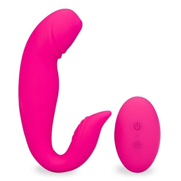 Escape fjärrstyrd G-punkt och klitoris stimulator - LOVE AND VIBES Pink Collection