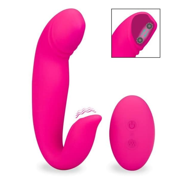 Escape fjärrstyrd G-punkt och klitoris stimulator - LOVE AND VIBES Pink Collection