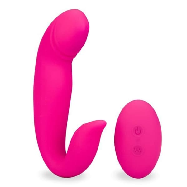Escape fjärrstyrd G-punkt och klitoris stimulator - LOVE AND VIBES Pink Collection