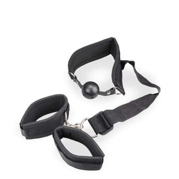Gag ball gag med handledsfäste