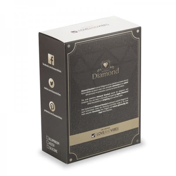 Anal Jewel Rosebud 275gr L -Onyx