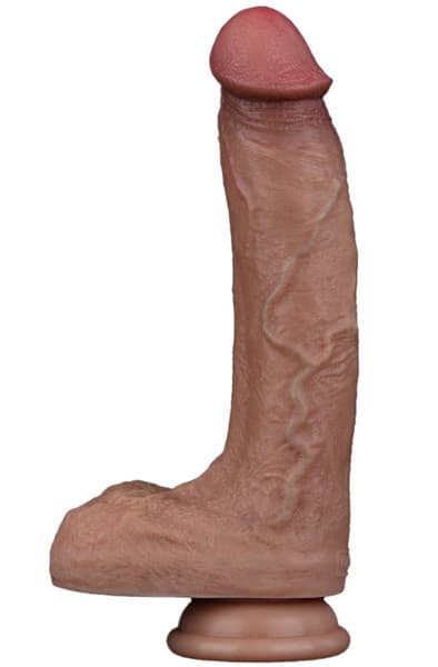 Lovetoy Dual Layered Silicone Dildo 21,5 cm Realistisk dildo