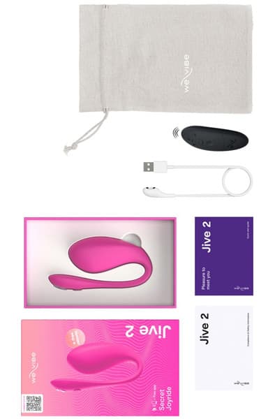 We-Vibe Jive 2 Electric Pink Fjernstyret vibrator