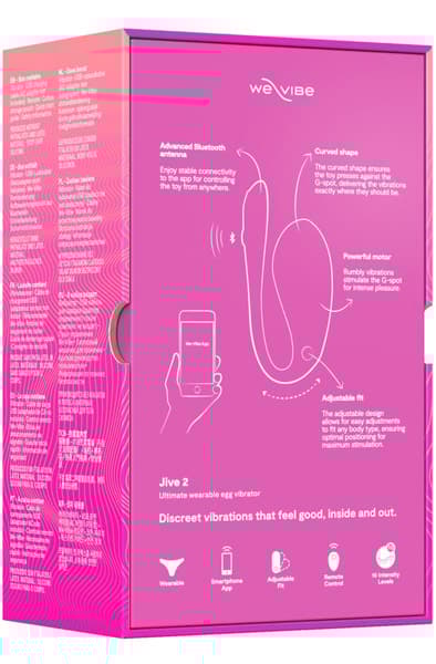 We-Vibe Jive 2 Electric Pink Fjernstyret vibrator