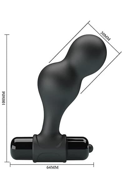 Mr. Play Silicone Vibrator Anal Plug Analplugg med vibrator