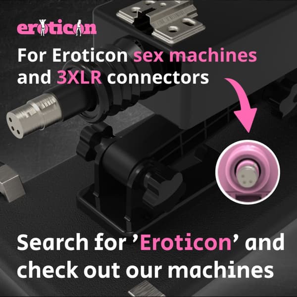 Eroticon Double Extension 52 cm – 3XLR Tillbehör för Två Dildos – För Dubbla Njutningspunkter, Avancerad Stimulans & Kreativa Positioner