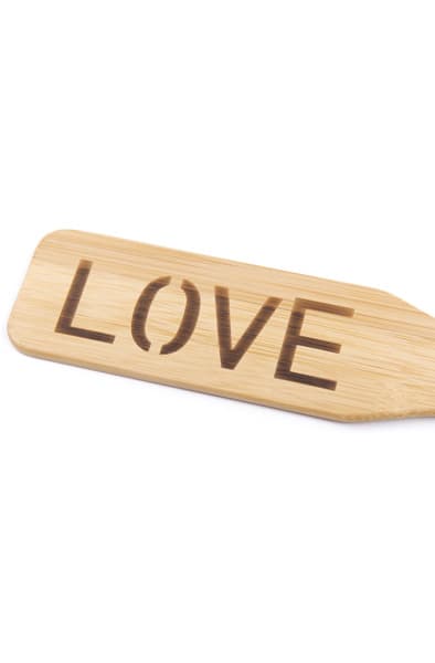 Love Word Bamboo Paddle 32 cm Spanking paddle
