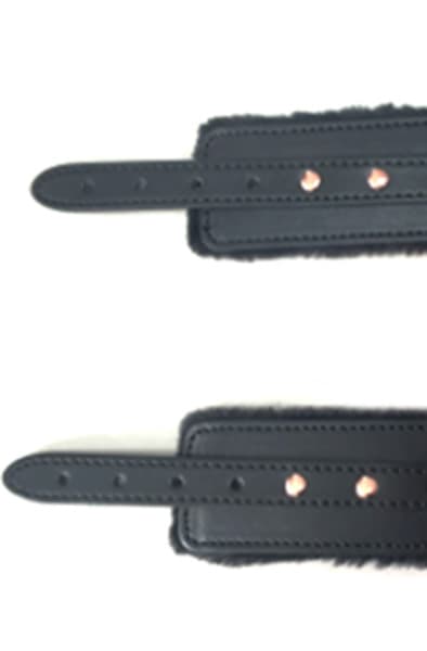 Premium Fur Lined Wrist Restraints Håndjern