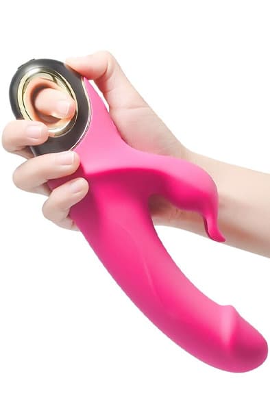 Meteror Vibrator Rabbit Rotator Dildo 22,5 cm Rabbitdildoer