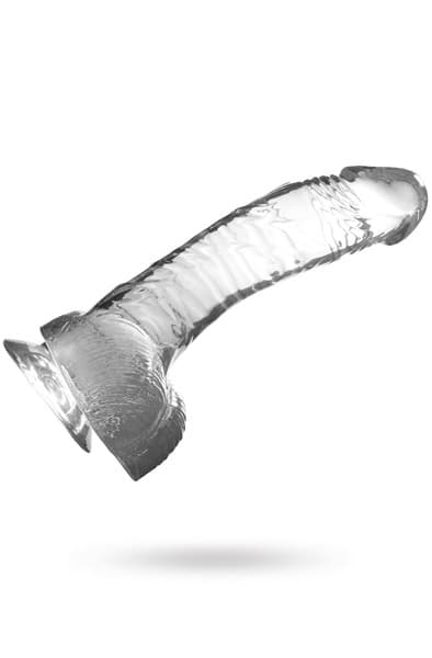 Crystal Pleasures Clear 19 cm Realisitinen dildo